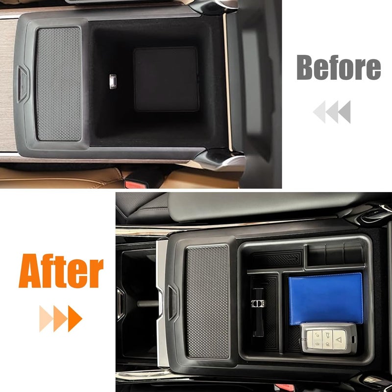 EVGoXMods Center Console Organizer Compatible with Land Rover Range Rover Sport/Vogue 2025 2024 2023 (ONLY for No Refrigerator Version), Armrest Storage Box Insert Tray Interior Accessories - Image 4